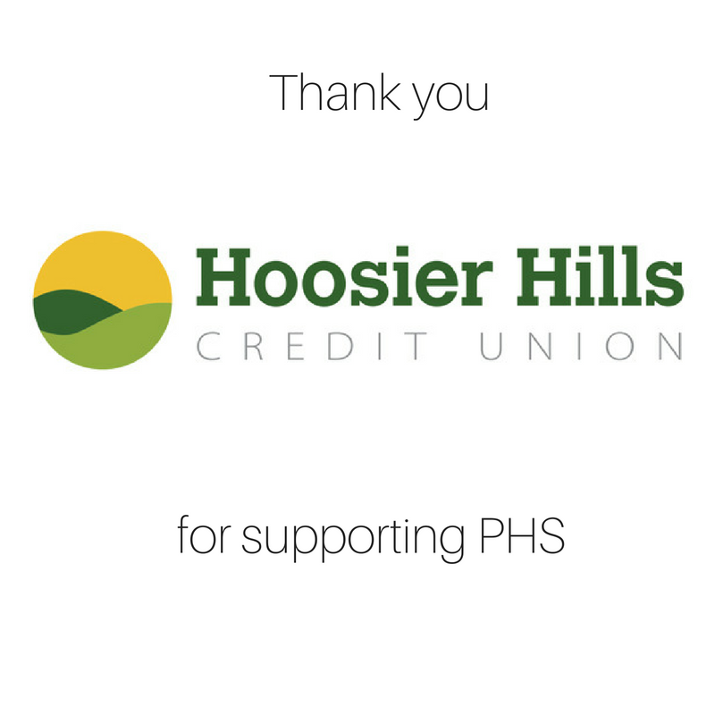 Thank you Hoosier Hills Credit Union for supporting PHS