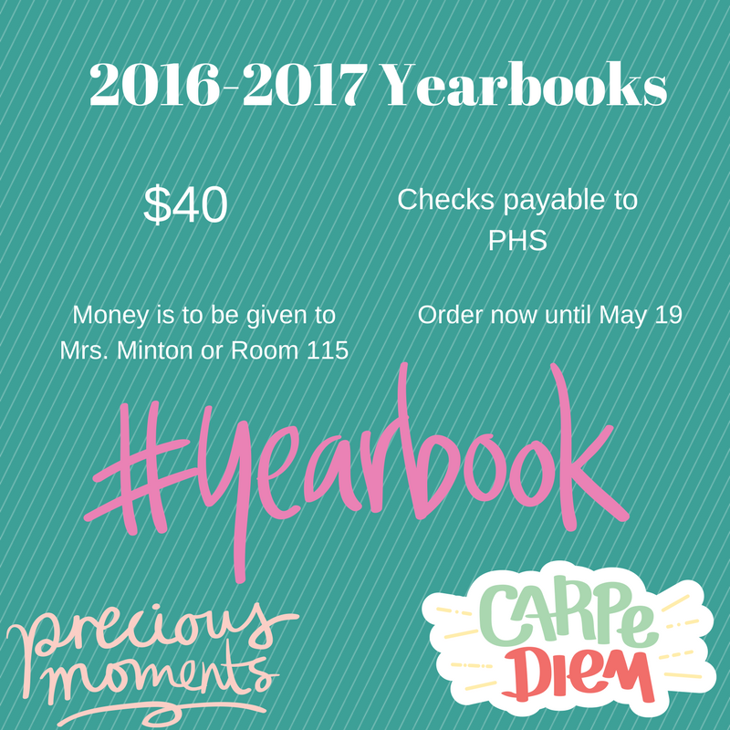 2016-2017 Yearbooks