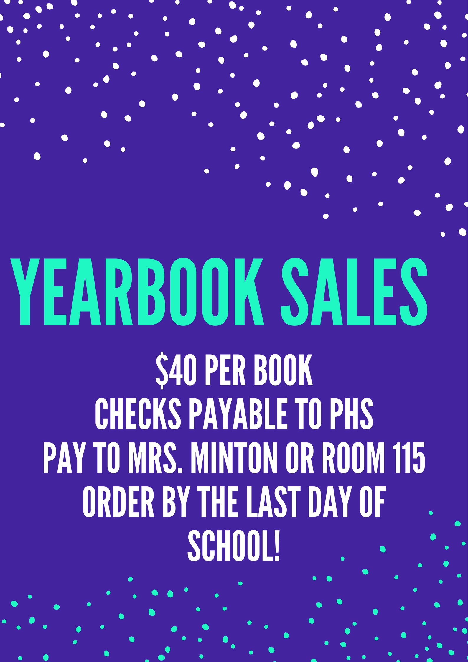 Yearbook Sales!